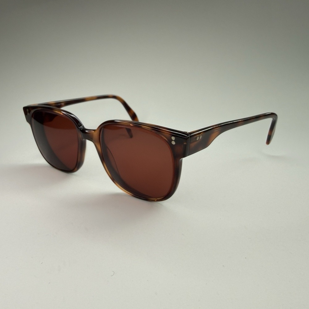 Unbranded Brown Tortoise Shell Eyeglasses/Sunglasses Frame Only 52-20-140 Italy
